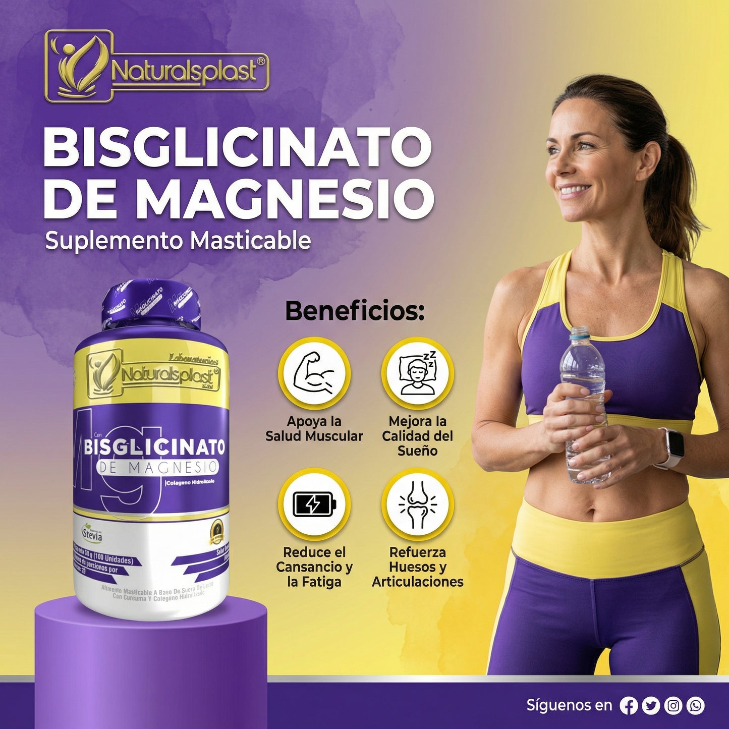 Bisglicinato De Magnesio X100und